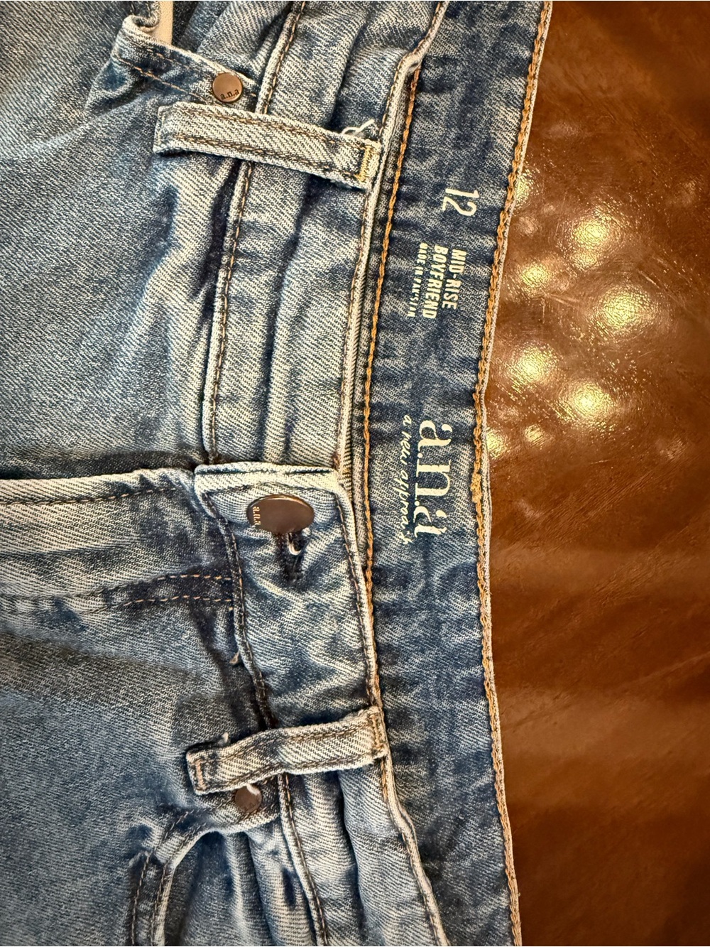 a.n.a Women’s Light Blue Boyfriend Jeans